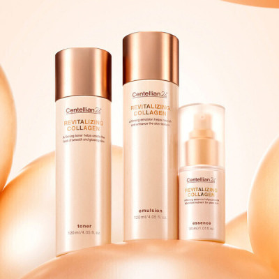 Revitalizing Collagen Basic 3-Piece Set (Toner 120ml+Essence 30ml+Emulsion 120ml)