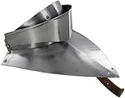 Champions 16g Bevor Plate Functional Armor Silver