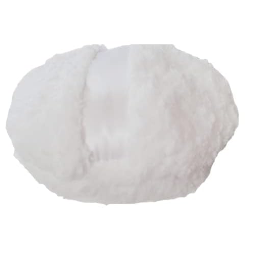 Jumbo Polar Bear Fluffy Fleece Powder Puff for Dusting Powder Large 6 Inch Diameter