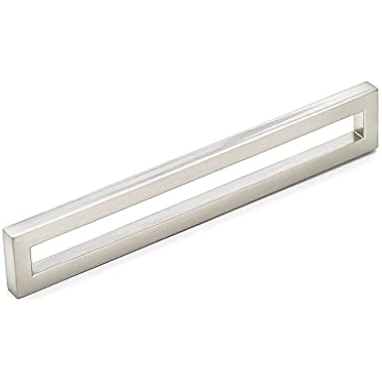 Richelieu Hardware BP312456160195 Victoria Collection 6 516-inch 160 mm Center-to-Center Brushed Nickel Modern Rectangular Cabinet and Drawer Pull Handle for Kitchen, Bathroom, and Furniture