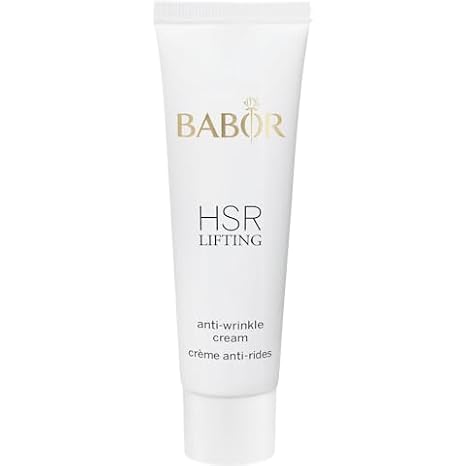 BABOR HSR Lifting Anti Wrinkle Cream, Travel Anti Aging Night Cream, Target Fine Lines & Wrinkles, Vitamin E, Increase Moisture & Radiance, Daily Moisturizer for Smoother Skin, 0.5 oz
