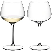 Riedel Chardonnay/Gin Tonic - Crystal Glass - 21,979oz (full) - Set of 2-6424/97 - Grape At White Wine Glass, Dishwasher Safe