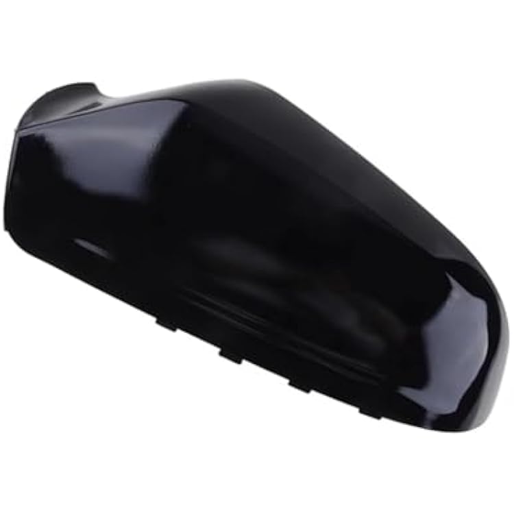 Car Mirror Caps for Vauxhall Opel Astra H 2004 2005 2006 2007 2008 2009, Drop Resistant Mirror Replacement Cover Weatherproof Door Mirror Housing Accessories,Left-Schwarz