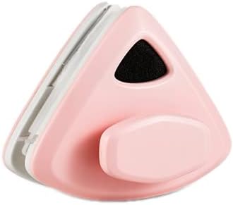 ouble-Sided Window Cleaner Glass Wiper Magnetic Cleaning Tools, 5-Files Adjustable Magnetic Glider Washing Brush Tools, for High-Rise Double Car Glazed Windows Thickness 0.3"-1" (Pink)
