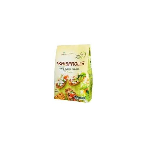 Pagen Krisprolls Complets Sans Sucres Ajoutes 425g (Krisprolls Wholegrain Without Added Sugar 425g)