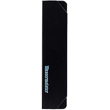 Messermeister 8 Chefs Edge-Guard, Black - Fashionable & Functional Knife Protector for Chefs & Wide-Blade Knives - 2 Blade Entry Notches - 8.5 x 1.9375