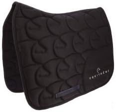 EKKIA 204700002 Equestrian Saddle Supplies, Black, ETH.LOGO SADDLE PAD DR.BLACK 204700002