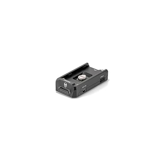 Tilta F970 Battery Plate V2 - Black | Universal | Anti Rotation | Power Accessories | Dual Direction USB-C | Battery Indicator | TA-BTP2-F970-B