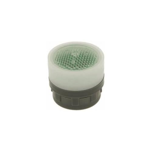 Neoperl 11 1950 5 PCA Perlator HC Economy Flow Aerator Insert with Washer, Tom Thumb, 1.5 GPM, Honeycomb Screen, GreenClear Dome, Aerated Stream, Acetal