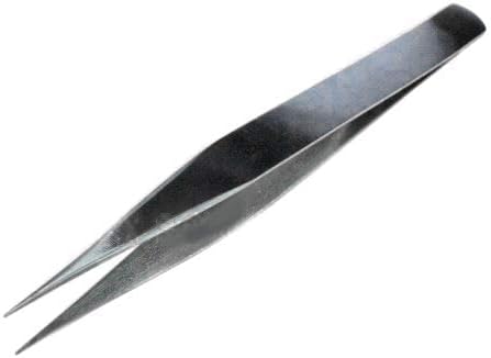 Cutex Stainless Steel Sharp Point Straight Tweezer - 4-7/8"