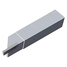 Micro 100 RC-250040 Screw Machine Tool - Cut Off - Brazed, .040" Width, .120" Proj, 1/4" Square Shank, 6" OAL, Uncoated