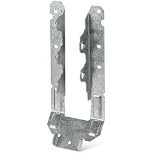 Simpson Strong-Tie LRU28Z - LRUZ Face-Mount Rafter Hanger - Adjustable Slope Wood Construction Connectors, 18-Gauge Steel, for 2x8 Solid Sawn Rafters (Pack of 25)