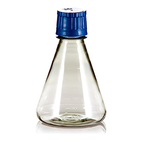 FPC1000S Erlenmeyer Flask, Flat Base, 1000 fl. oz, Polycarbonate Pack of 24