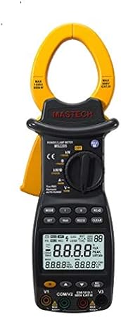 Digital USB True RMS Auto Range Three Phase Harmonic Power Clamp Meter, 1000A 600KW 1000Hz, 6000 Counts