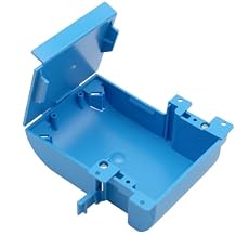 XIUTE 1 Gang Old Work Outlet Box Blue Shallow Electrical 18 Cubic Inch Outlet Boxes with Bracket 1PC