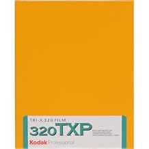 KODAK Professional Tri-X Pan 320 TXP 4164 Black & White Film ISO 320, 4x5, 10 Sheets