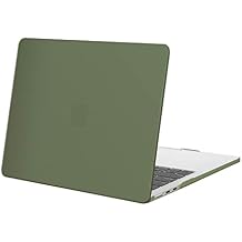 MOSISO Compatible with MacBook Air 13 inch Case M5 2026 M4 2025 M3 M2 2024-2022 A3449 A3240 A3113 A2681, Scratches-Resistant Protective Hard Shell for MacBook Air 13.6 inch Case, Army Green