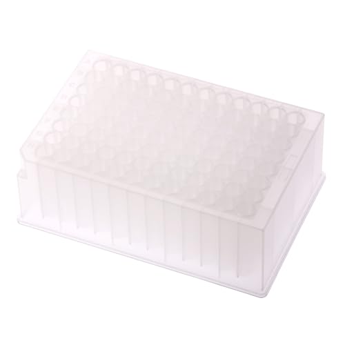 CELLTREAT 229575 96 Deep Well Storage Plate, 2.0Ml, PP, Round Well, Round Bottom, Non-sterile, Polypropylene Pack of 25