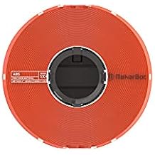 MakerBot ABS Filament Spool for Method X 3D Printer (Orange, 0.65kg/1.43lb)