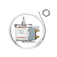 WR50X10085 Freezer Thermostat Replacement Fits for GE&Haier Chest Freezer,WPF27.7A-L Temperature Control Fits for Mini Fridge,Replaces 1477823,AP4344994,PS2323338,EAP2323338