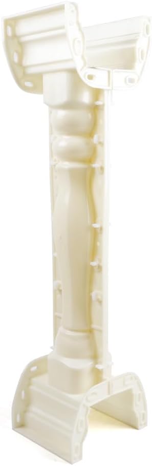 89cm Plastic Balustrade Railing Mold Roman Column Cement Mold Garden Balcony Plaster Concrete Railing Mold DIY Casting Baluster Mould for Cement Railing, Concrete Railing