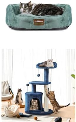 Bundle of ClevaHome Cat Dog Bed and Cat Tree