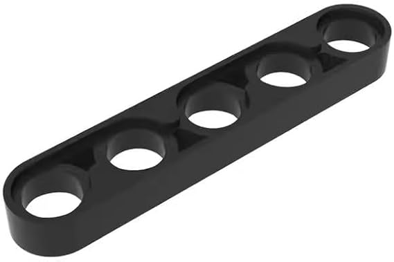 Gobricks GDS-693 32017 Technic Beam 1x5 Thin, Black, 50 pcs Brick Parts