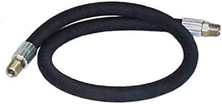 1/2" x 84" 2-Wire Hydraulic Hose Assembly Solid & Swivel Fittings 3,000 PSI