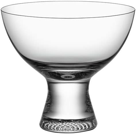 Kosta Boda Limelight Crystal Footed Bowl, 4" X 4.5"