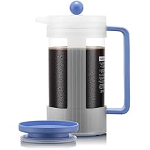 BODUM BEAN K12084-447S-143-Y21 Bean, French Press, Iced Coffee Maker (Plastic Beaker), 33.8 fl oz (1,000 ml), Matis (Limited Color)