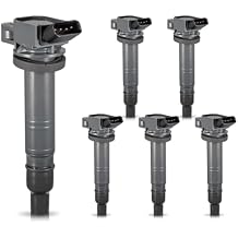 ENA Set of 6 Ignition Coil Pack Compatible with Toyota Tacoma 4Runner Tundra FJ Cruiser Scion xB 2005 2006 2007 2008 2009 2010 2011 2012 2013 2014 2015 4.0 V6 for UF495 C1426 9091902248