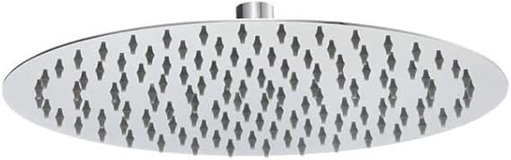 Fause Tepe Duş Başlığı Oval Slim 304 Metal Ø25 cm KTD106