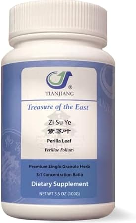 Treasure of The East, Perilla Leaf - Zi Su Ye (5:1 Concentrated Herbal Extract Granules, 100g)
