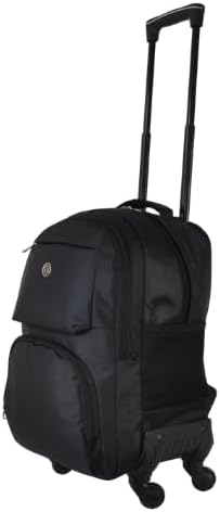 MGV SRÇ02 Rickshaw and 4 Wheel Backpack (Black)