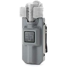 Eleven 10 Rigid TQ Case for C-A-T Tourniquet, Wolf Grey, Belt Attachment