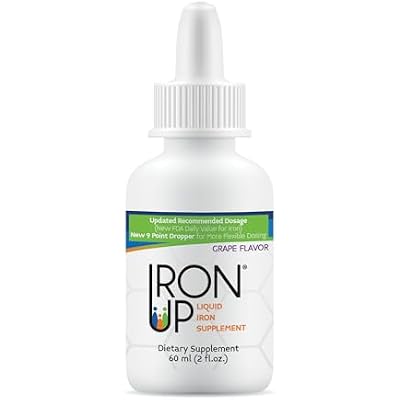 Iron Up, Liquid Iron Supplement, Grape Flavor, 2 fl oz 60 ml
