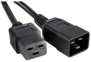 E-Net ENET Standard Power Extension Cable Black (C19C20-6F-ENC)