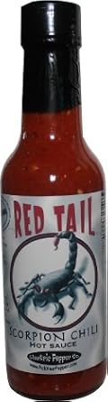 Red Tail Trinidad Moruga Scorpion Hot Sauce Very Hot, 5 oz