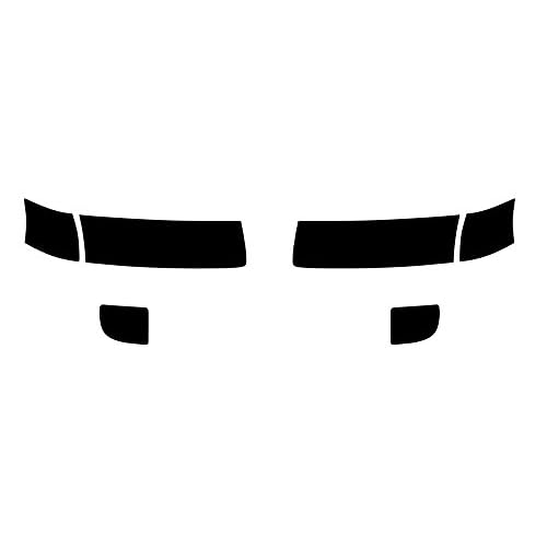 Rvinyl Headlight Tint Covers Compatible with Saturn Vue 2002-2005 - Smoke