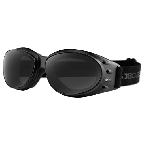 Bobster Diesel, Gloss Black Frame, Smoked, Yellow & Clear Lens