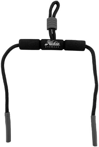 Hobie Floating Retainer - Eye Glasses Holder Around Neck Floating Glasses Strap with Foam, Adjustable Sunglasses Strap for Women & Men - Black
