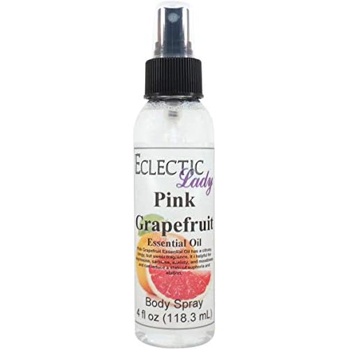 Eclectic Lady Pink Grapefruit Body Spray, 4 ounces, Body Mist for Women with Clean, Light & Gentle Fragrance, Cologne with Soft, Subtle Aroma For Daily Use