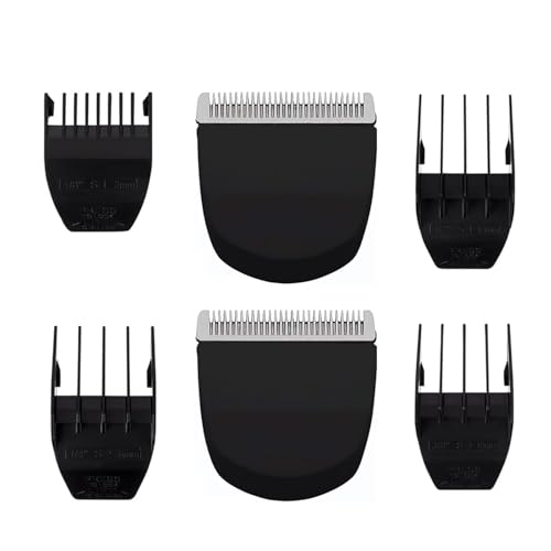 2 Pack Professional Peanut ClipperTrimmer Snap On Replacement Blades #2068-300 - Compatible with Wahl Peanut Hair ClipperTrimmer, Black Black 2 Pcs