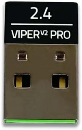 Fits for USB Replacement USB Dongle Receiver Adapter for Razer Viper V2 Pro Wireless Gaming Mouse Black