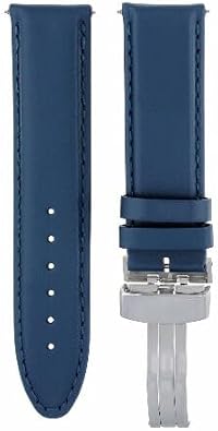 Ewatchparts 18MM 19MM 20MM 22MM 24MM LEATHER WATCH BAND STRAP SMOOTH WITH CLASP COMPATIBLE WITH CARTIER
