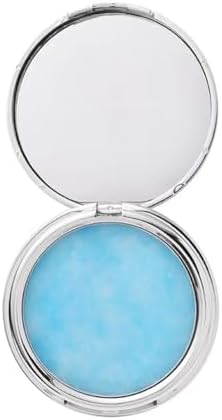 Lavender Matte Powder Lavender Matte Powder Oil Control Mini Powder with Puff Makeup Setting Powder Creates Soft A
