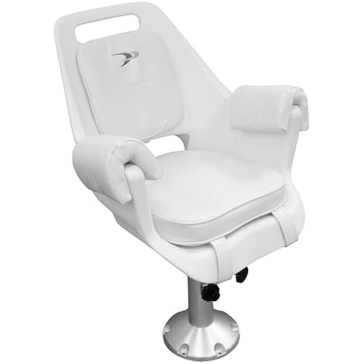 Wise 8WD007-7-710 Deluxe Pilot Chair with Cushions, Mounting Plate, Adjustable Height Pedestal and Seat Mount