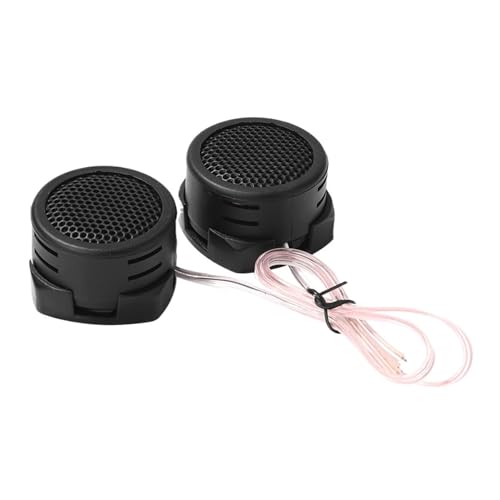 2Pcs Car Audio Speakers Super Power Audio Sound High Efficiency Loud Black Dome Tweeter Car Audio