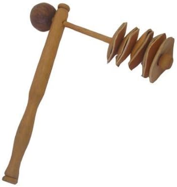 Africa Heartwood Project Wasembe Gourd Slice Shaker - Authentic Shaker made in Ghana