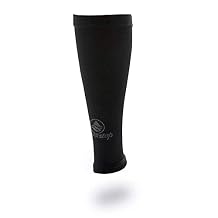 PowerStep Men's Performance Calf Sleeves, Men Shoe Accessory, black, Small Regular US